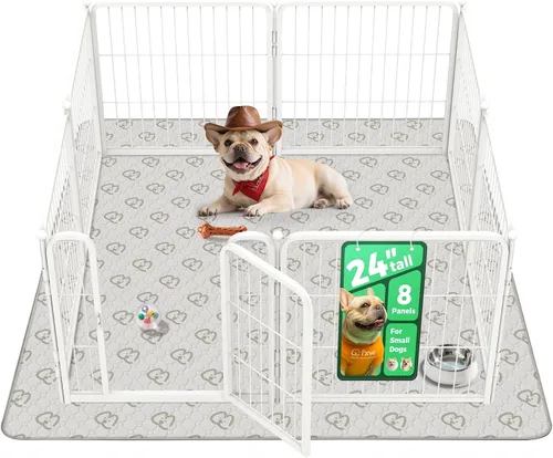 Vista 31 de FXW Homeplus Unleashed Corralito para Perros de Interior - Juego Sin Estrés y Seguro, Resistente de 24 Pulgadas 2 Paneles Corralito para Cachorros