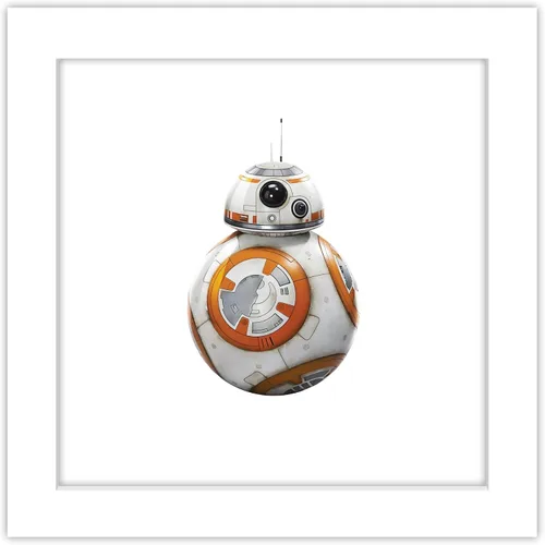 Vista 10 de Trends International Gallery Pops Star Wars: Saga - Póster de pared BB-8, 12 x 12 pulgadas, versión enmarcada en negro