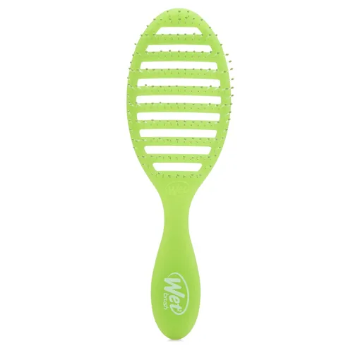 Vista 23 de Wet Brush Cepillo de Cabello de Secado Rápido, Aqua Exclusivo de Amazon, Diseño Ventilado y Cerdas Suaves HeatFlex, Seguro para Secado con Secador