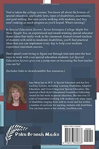 Vista 2 de Special Education Secrets Seven Strategies College Might Not Have Taught You