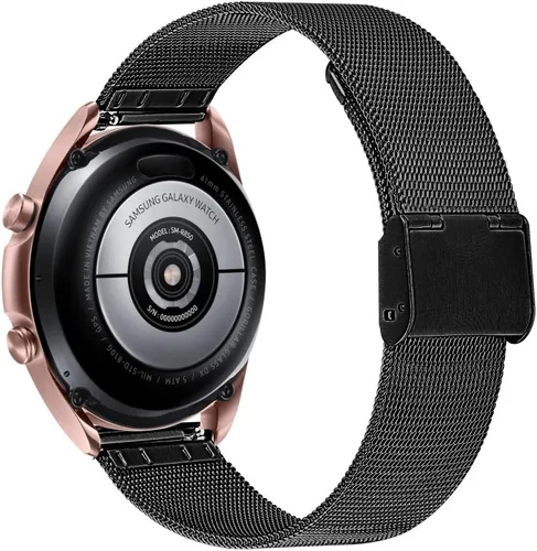 Vista 2 de Correa de repuesto para Amazfit GTS/GTS 2 para mujer, de acero inoxidable, con correa de repuesto para Amazfit GTS 2e/GTS 2 Mini Smartwatch