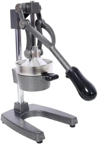 Vista 11 de Cast Iron Citrus Juicer, Extra-Large Commercial Grade Manual Hand Press, Heavy Duty Countertop Squeezer for Fresh Orange Juice (Black)