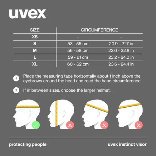 Vista 5 de uvex Instinct Visor - Adjustable ski & Snowboard Helmet with Integrated Visor for Women & Men