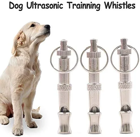 Vista 2 de VizGiz Paquete de 3 silbatos de entrenamiento para perros para dejar de ladrar y hacer que los perros vengan a ti Sonido ultrasónico con frecuencias