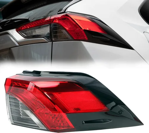 Vista 8 de Conjunto de luz trasera LED, luz de freno trasera exterior del lado del conductor izquierdo, para Toyota RAV4 2019 2020 2021, Reemplazo #