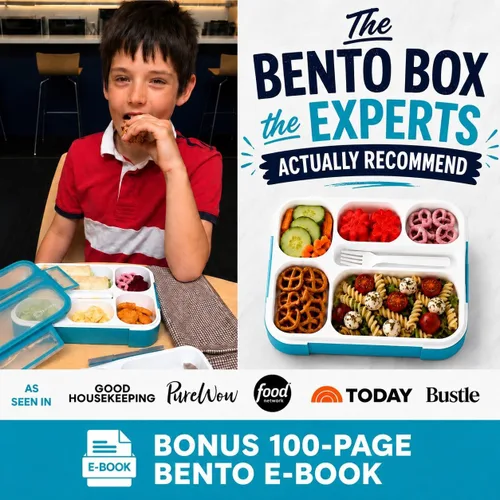 Vista 4 de Fiambrera BENTO para niños, fiambrera para mujer, adultos, recipiente para guardar la comida hermético Fiambreras para raciones planificadas