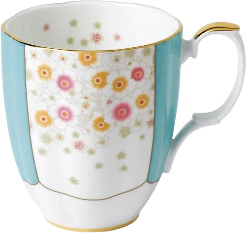 Vista 14 de Royal Albert 100 años 1990 - Juego de 3 piezas (taza de té, platillo y plato de 8")