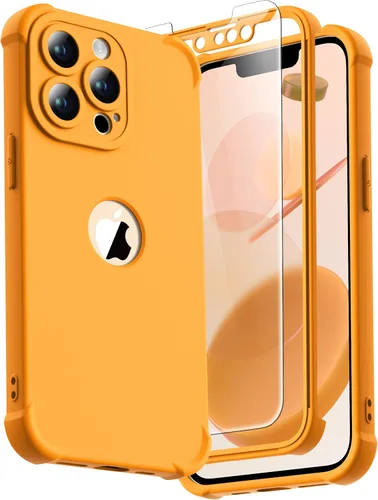 Vista 136 de ORETECH Funda para iPhone 11, con [2 protectores de pantalla de vidrio templado] [prueba de caídas de grado militar de 10 pies]
