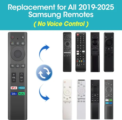 Vista 3 de 2 Pack for Samsung Smart TV Remote, Universal Control Replacement for Samsung 2019-2025 QLED Crystal UHD Smart TVs (NO Voice Function)
