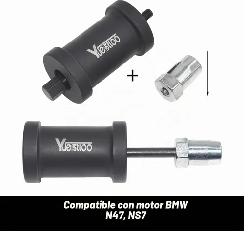 Vista 4 de Herramienta de extracción de inyector de combustible, kit de reemplazo e instalación de sello de inyector, compatible con BMW N14 N18 N20 N26 N47