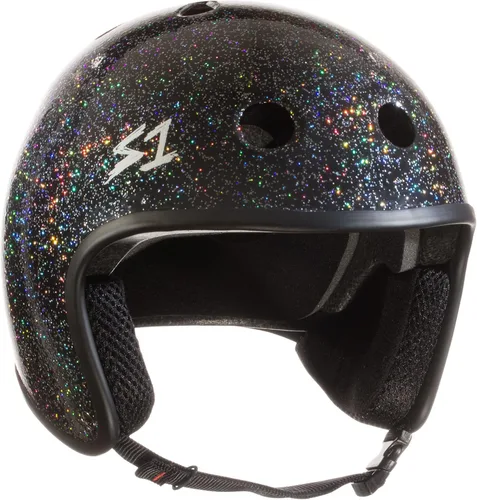 Vista 11 de S1 - Casco retro Lifer para skate, BMX y patinaje sobre ruedas Brillo negro