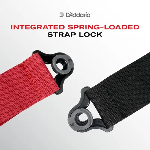 Vista 2 de D'Addario Auto Lock Guitar Strap - Acoustic & Electric Accessories