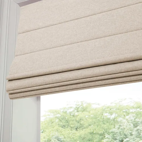 Vista 12 de Persianas romanas personalizadas, color gris ceniza, lavables, opacas, inalámbricas, para ventanas, puertas, ventanas de cocina, fáciles de instalar