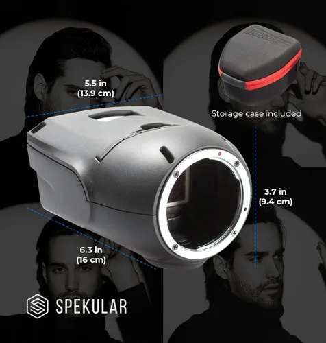 Vista 3 de Spekular Light Blaster - Sistema de proyección óptico Snoot basado en estroboscópicos para iluminación de fotografía con gobos y transparencias