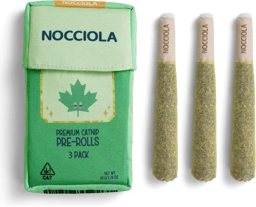Vista 11 de Nocciola Paquete de 3 juguetes de hierba gatera para gatos, divertidos juguetes para gatos rellenos con hierba gatera orgánica 100% pura, juguetes