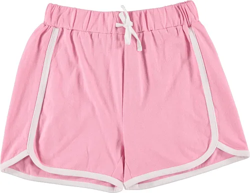 Vista 6 de Pink Angel 4 piezas de pantalones cortos de delfín para niñas, correr, gimnasio, entrenamiento, pantalones cortos para niños, ropa deportiva