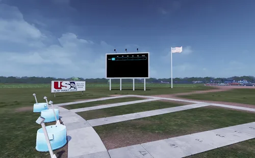 Vista 4 de GAIM Simulador completo de realidad virtual Caza y tiro deportivo (stock de nogal ajustable)