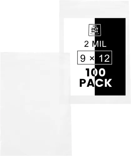 Vista 23 de Bolsas de plástico de polietileno transparentes con cierre de cremallera resellable de 6" x 9" (1000 bolsas) de 2 mil