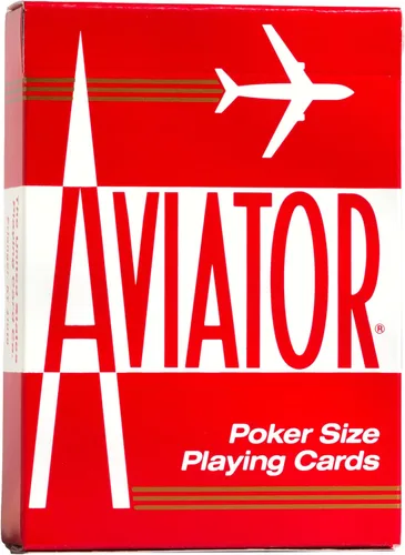 Vista 4 de Aviador Poker tamaño de naipes los colores pueden variar