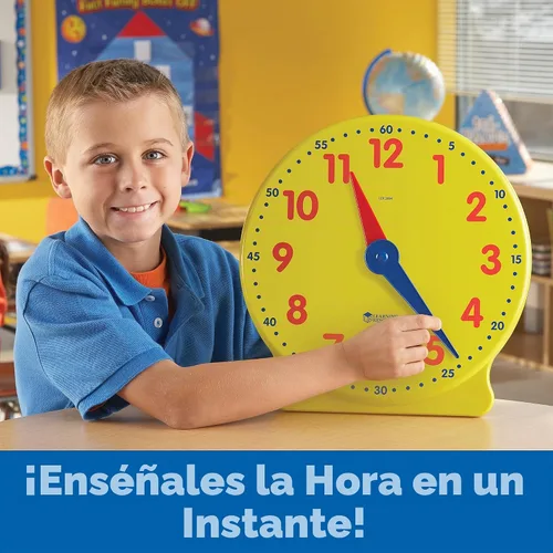 Vista 4 de Learning Resources – Reloj de estudiante Big Time, 12 horas