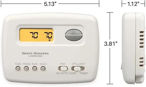 Vista 4 de White-Rodgers 70 Series - Termostato digital programable de 5-2 días, 1F72-151