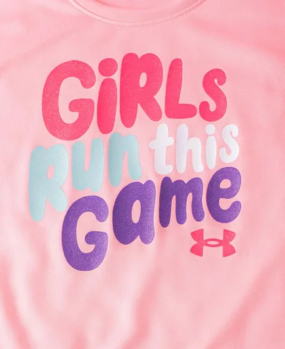 Vista 3 de Under Armour Conjunto de camiseta de manga corta y capri para niña