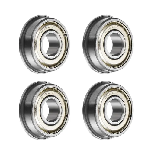 Vista 17 de uxcell Rodamiento de bolas con brida FR8ZZ, 4 rodamientos de brida ABEC1 de doble blindaje de acero cromado de 1/2 "x 1 1/8" x 5/16 pulgadas