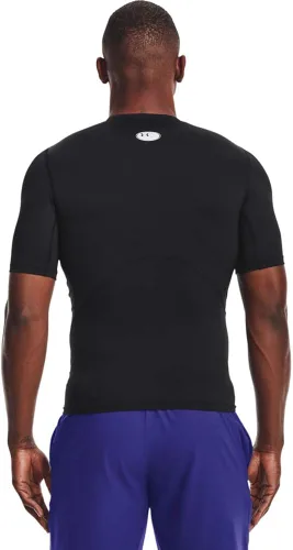 Vista 2 de Under Armour HeatGear - Camiseta de compresión de manga corta para hombre