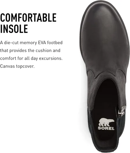 Vista 5 de SOREL Botas impermeables Emelie II con cremallera para mujer