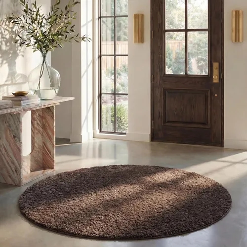 Vista 49 de SAFAVIEH Colección August Shag - Alfombra de área de 6 x 9 pies, color lila, diseño sólido, no desprende pelusa y de fácil cuidado, grosor de 1.2