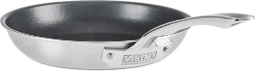 Vista 16 de VIKING Culinary Professional - Sartén antiadherente de acero inoxidable de 5 capas, 8 pulgadas, mango ergonómico que se mantiene fresco, apto