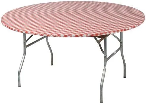 Vista 11 de Kwik-Covers Cubiertas redondas de plástico ajustables de 60 pulgadas, paquete de 5 (negro)