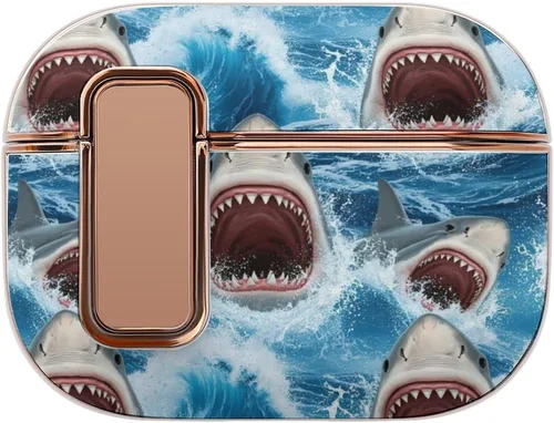 Vista 10 de Funda protectora de plástico suave compatible con Airpods Pro 2, funda de carga inalámbrica Dragon, accesorios para mujer