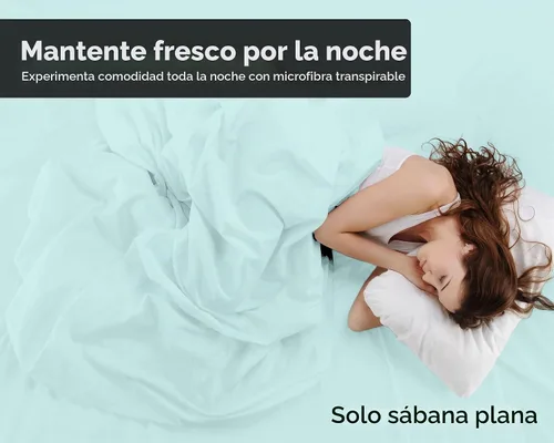 Vista 3 de Royale Linens Sábana Plana Individual – Sábanas Planas de Microfibra Cepillada Ultra Suave 1800 Solamente – Sin Arrugas y Resistentes a las Manchas