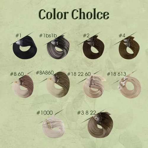 Vista 84 de RUNATURE Extensiones de cabello humano con punta en U, color marrón ceniza a rubio platino