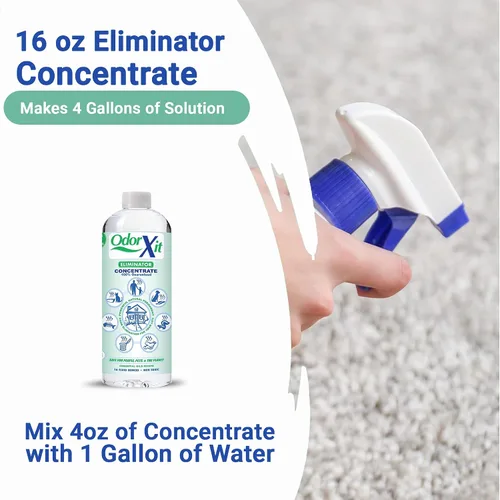 Vista 8 de Eliminador concentrado de olores de orina de mascotas, ideal para gatos, perros y olor a orina, neutralizador de olores versátil y natural para uso