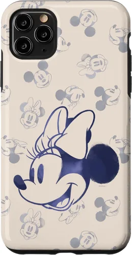 Vista 13 de Funda clásica retro vintage para iPhone 16 Disney Minnie y Mickey Mouse Heads