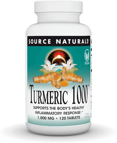 Vista 6 de Source Naturals Cúrcuma 1000, apoya la respuesta inflamatoria saludable del cuerpo*, 1,000 mg - 30 tabletas