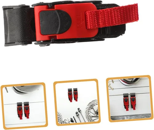 Vista 7 de Hemobllo 4pcs Quick Release Buckle: Universal Motorcycle Chin Strap Button Replacement - Metal Quick Release Buckle For Safety