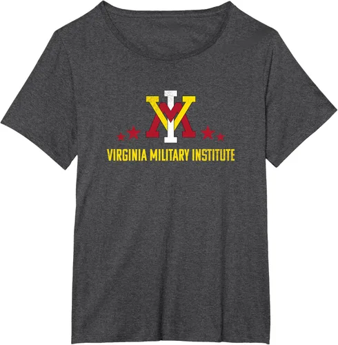 Vista 6 de Virginia Military Institute VMI Keydets Logo Camiseta, Negro