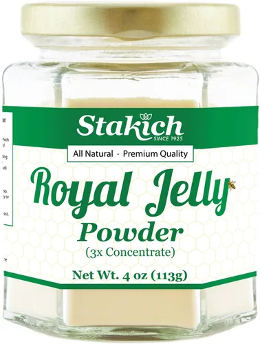 Vista 11 de Stakich Royal Jelly Powder - 3 concentrados, liofilizados, puro, 1 libra a granel
