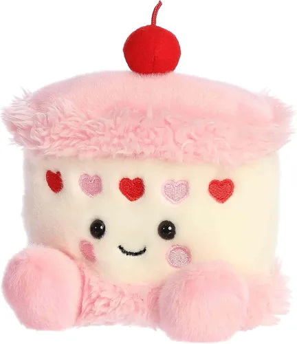 Vista 6 de Aurora Adorable Palm Pals Jubi Heart Cake Animal de Peluche - Divertido Peluche de Temporada para Niños y Coleccionistas Adultos - Perfecto