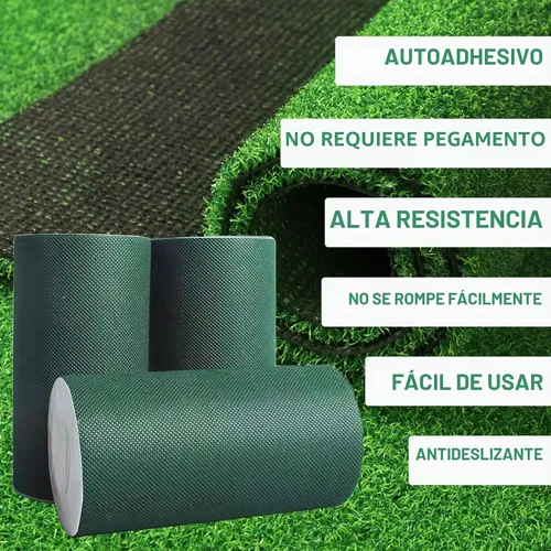 Vista 3 de Cinta para Césped Artificial Cinta Autoadhesiva para Uniones de Césped para Césped Artificial, Cinta para Conectar Césped, Césped, Alfombra