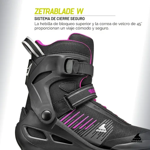 Vista 3 de Rollerblade Zetrablade Patines en línea para mujer adulta, patines en línea de rendimiento