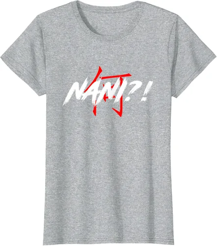Vista 32 de Nani Meme Anime Japanese Camiseta, Negro, S