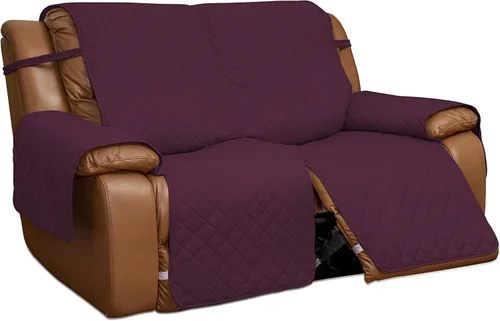 Vista 38 de Easy-Going Funda para Loveseat Reclinable de Gran Tamaño, Funda de Sofá Reversible para Reclinable Doble, Funda de Sofá Dividida para Cada Asiento