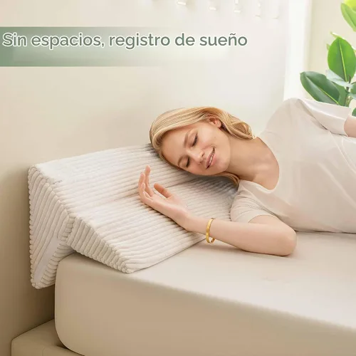 Vista 2 de HIGOGOGO Almohada de Cuña Tamaño Twin para Hueco de Cabecero - Cuña Multifuncional para Colchón Relleno de Hueco de Cama Cierra el Espacio (0-7")