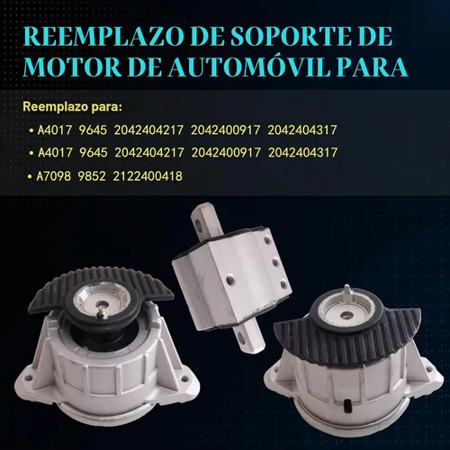 Vista 3 de Kit de montaje de motor para 10-16 E350 2010-2015 C250 RWD 08-09 C230 C280,08-11 C300,08-15 C350,15-17 E400,12 C180,12-14 C200 RWD, reemplazo