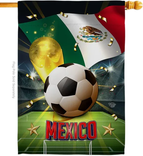 Vista 23 de Bandera del equipo de la Copa Mundial de la FIFA 2022 con bandera de Argentina para decoración del hogar al aire libre, arte de pared
