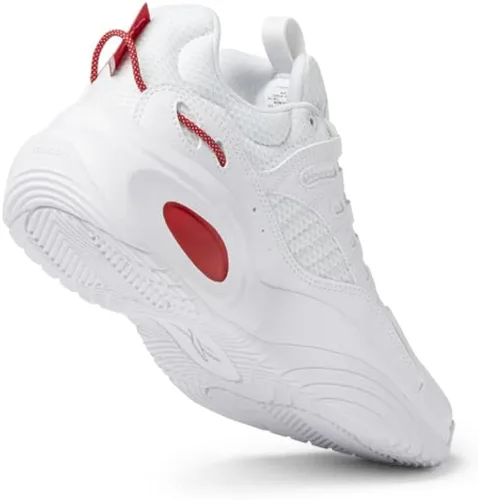 Vista 15 de Reebok Tenis de baloncesto unisex para adultos, BlancoAzul VectorOro Mate